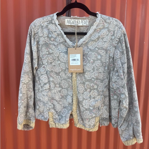 Magnolia Pearl Jackets & Blazers - Magnolia Pearl Blockprint Sirsi Jacket Gumdrop NWT